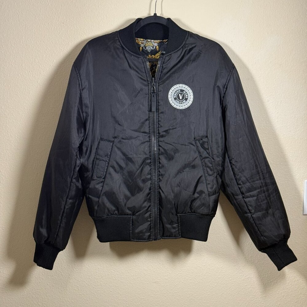 Versace Jeans Couture Jacket Barocco Reversible Bomber Jacket Printed coat